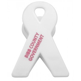 Customized Pink Awareness Ribbon Bag Clip