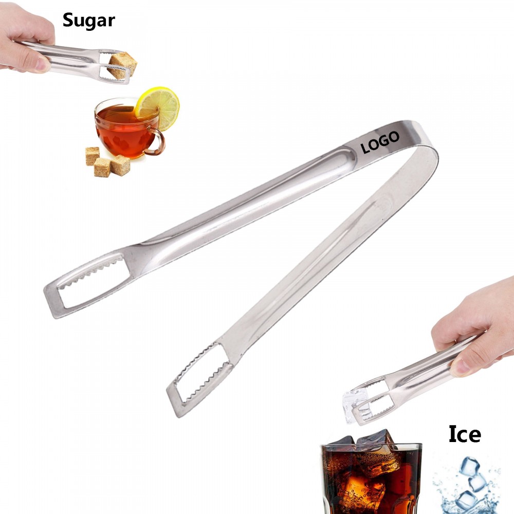 Custom Printed Serrated Frame Sugar Or Ice Tong Custom Printed Serrated Frame Sugar Or Ice Tong