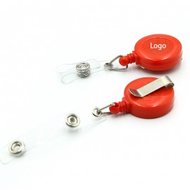 Logo Branded Telescopic Reel Clip for Badge Holders  Logo Branded Telescopic Reel Clip for Badge Holders
