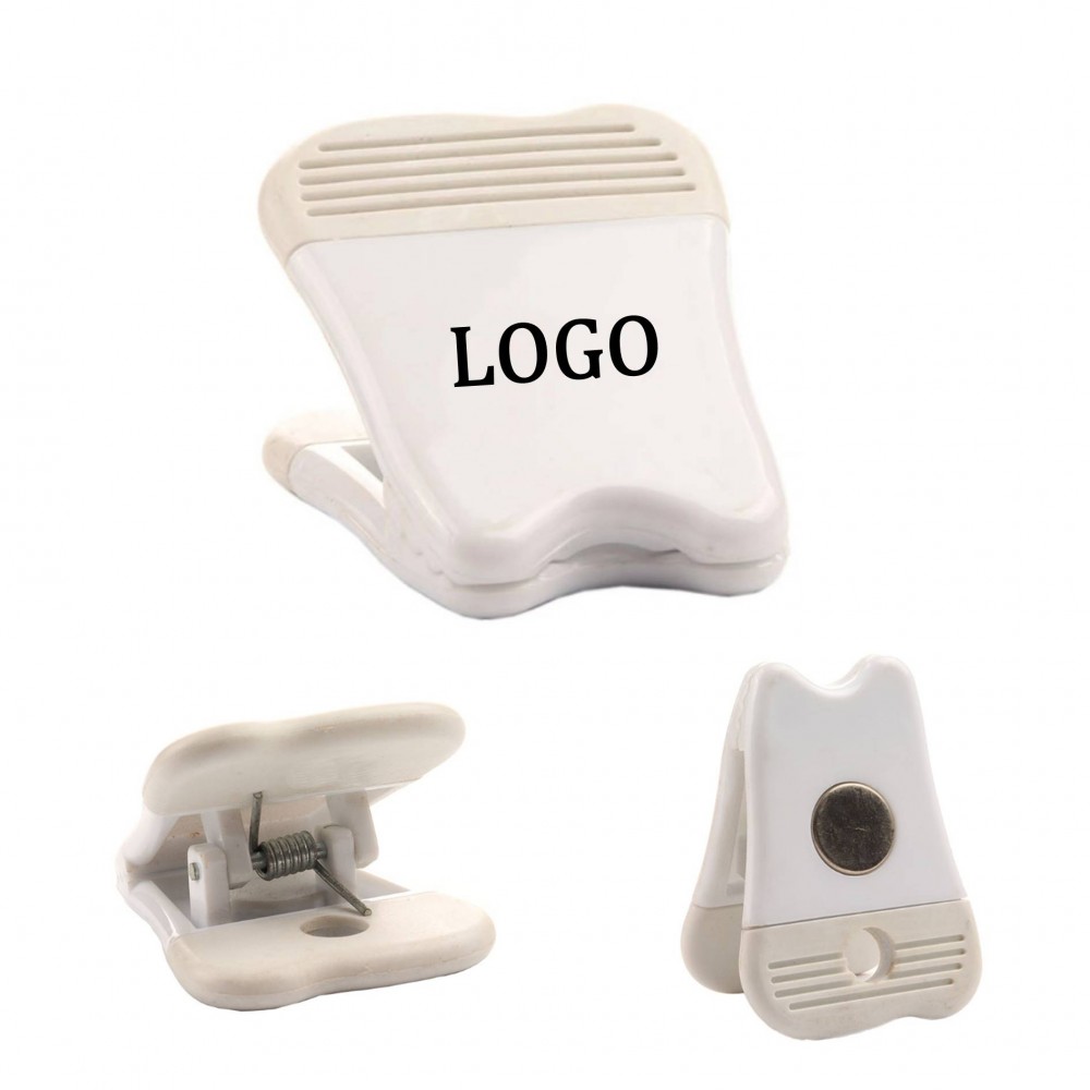 Tooth Shaped Magnetic Memo Clip with Logo