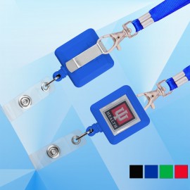 Logo Branded Badge holder with Lanyard