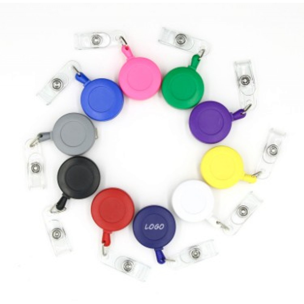 Logo Branded Colorful Matte Retractable Buckle Keychain Logo Branded Colorful Matte Retractable Buckle Keychain