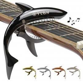 Shark Shaped Alloy Guitar Capo Clip Custom Printed