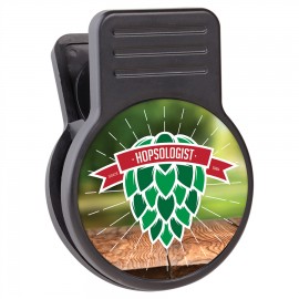 2.25" x 3" - Magnetic Bag Clip and Bottle Opener - with Logo