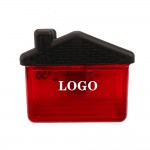 House-Shape Magnetic Plastic Clip with Logo