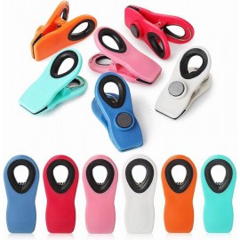 Plastic Sealing Magnetic Fridge Clip with Logo