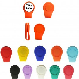 Logo Branded Silicone Magnetic Golf Cap Clip