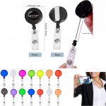 Logo Branded 24" Retractable Badge Reel with 360 Swivel Alligator Clip