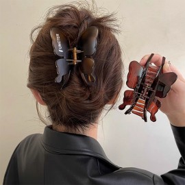 4.72" Butterfly Hair Claw Clips with Logo