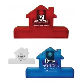 Customized House Shaped Bag Clip - One Color