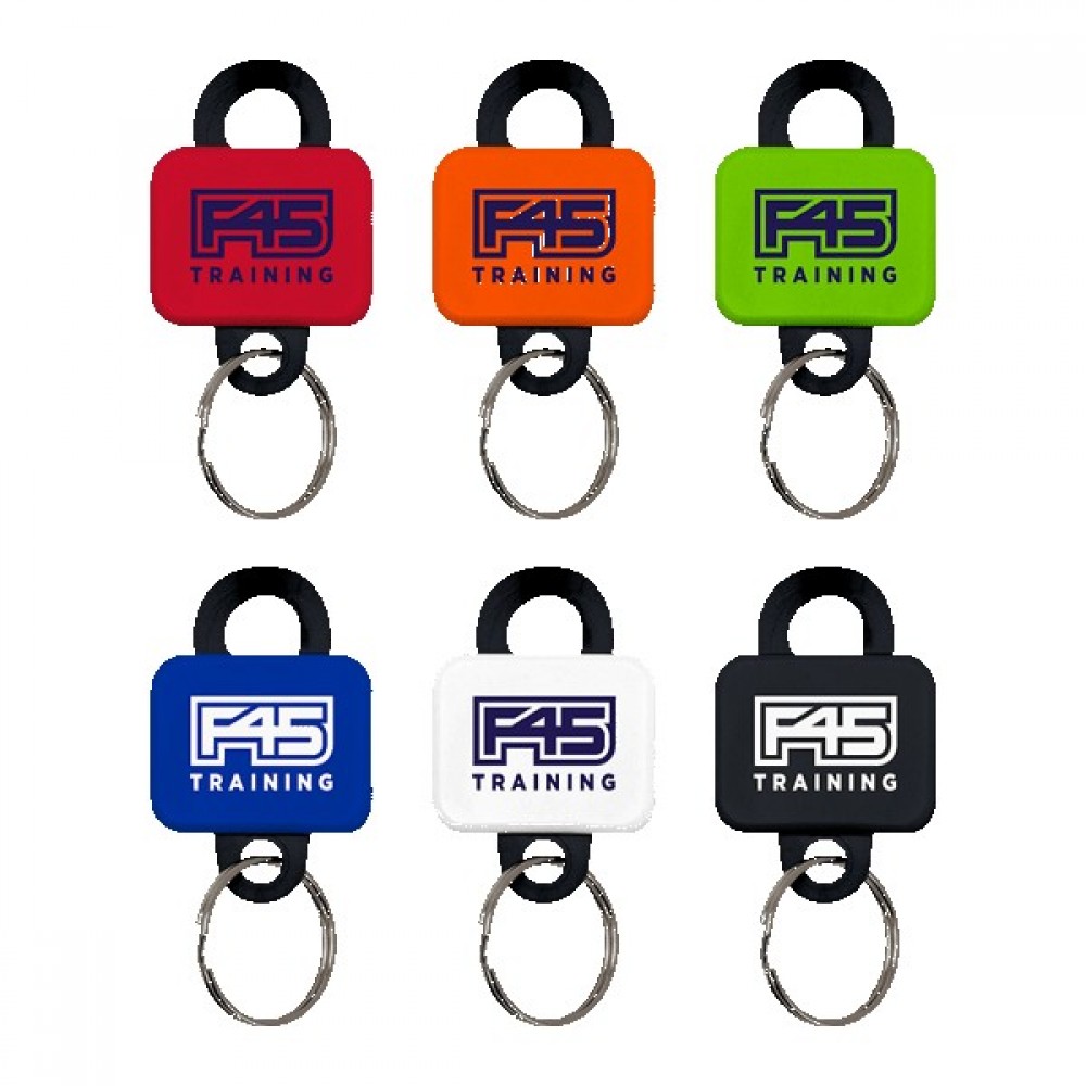 Logo Branded EZ Clip Multi-Use Keychain & Badge Clip