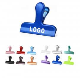Stainless Steel Magnetic Power Long Tail Clip with Logo