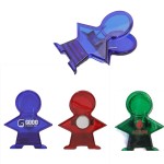 Man Shaped Magnetic Clip Custom Printed