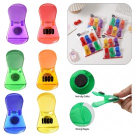 6 Pcs Refrigerator Magnetic Clip with Logo