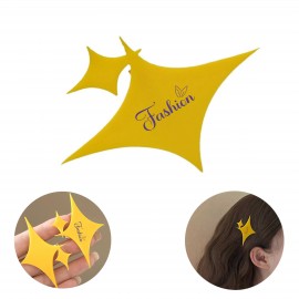 Trendy Eye Catching Star Hairpin Hair Clip Custom Printed