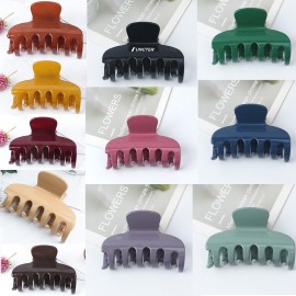 Custom Printed Neutral Rectangle Hair Claw Clips Hair Clips