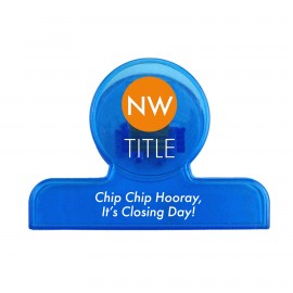 Round Bag Clip with Logo