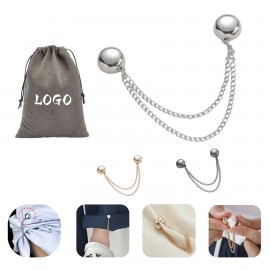 Pair Generic Magnetic Clothing Clip Logo Branded