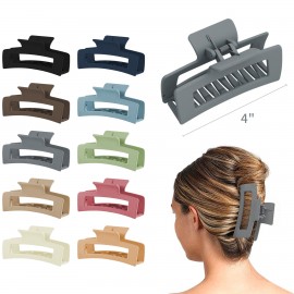 Rectangle Claw Clip with Logo
