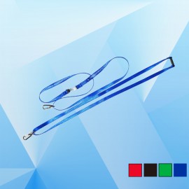 Logo Branded Breakaway Lanyard with Metal Clip