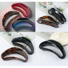 Custom Imprinted 3.94" Large Acetate Hair Claw Clip