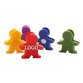 Custom Mini Man Shaped Magnetic Memo Clip