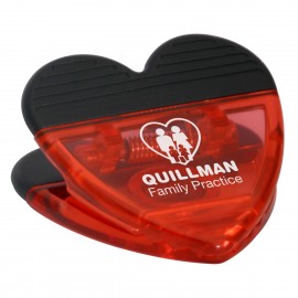 Heart Power Clip with Logo