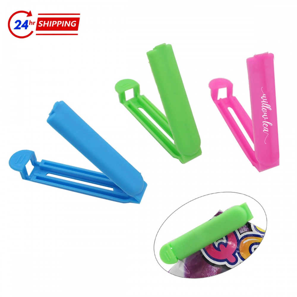2 3/4" Food Bag Sealing Clips with Logo 2 3/4" Food Bag Sealing Clips with Logo