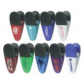 Custom Magnetic Power Memo Clip (1 1/4"x3 1/2")  Custom Magnetic Power Memo Clip (1 1/4"x3 1/2")