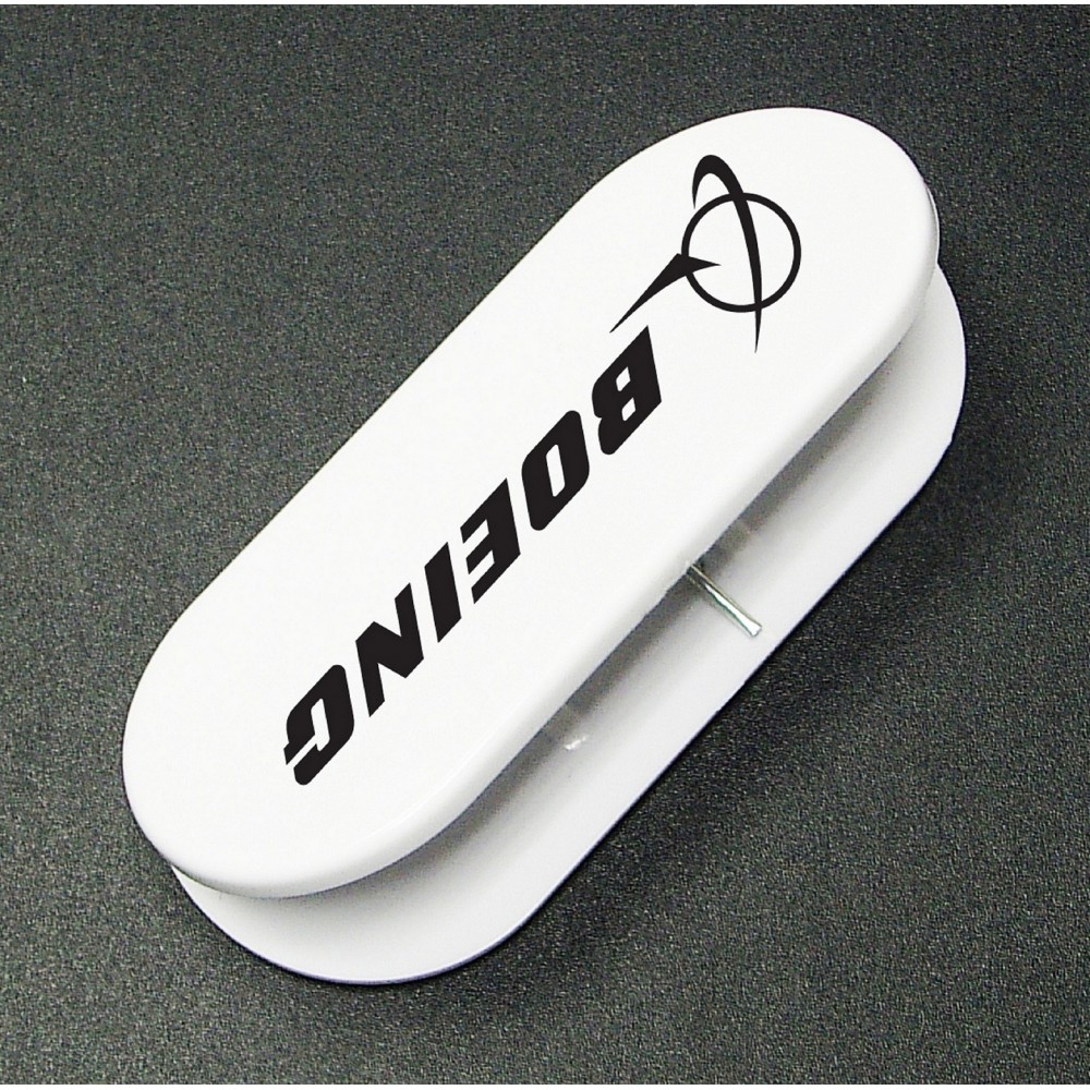 Elite Oval Shape Magnetic Memo Clip Holder w/Strong Grip with Logo