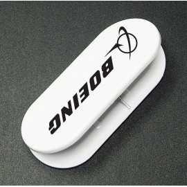 Elite Oval Shape Magnetic Memo Clip Holder w/Strong Grip with Logo