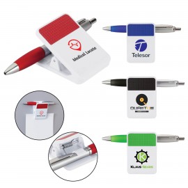 Logo Branded Clipa II Fridge Memo / Chip Clip / Ballpoint Pen