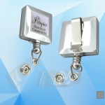 Metal Color Badge holder with Logo