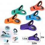 Customized 5 Pcs Food Bag Clips With Magnet