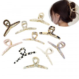 Personalized Big Metal Butterfly Claw Hair Clips for Women