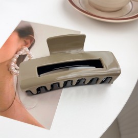 Custom Imprinted Color-block Acetate Claw Clip (X-Large )