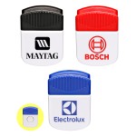 Wide Square Shaped Memo Clip w/ Magnetic Back with Logo