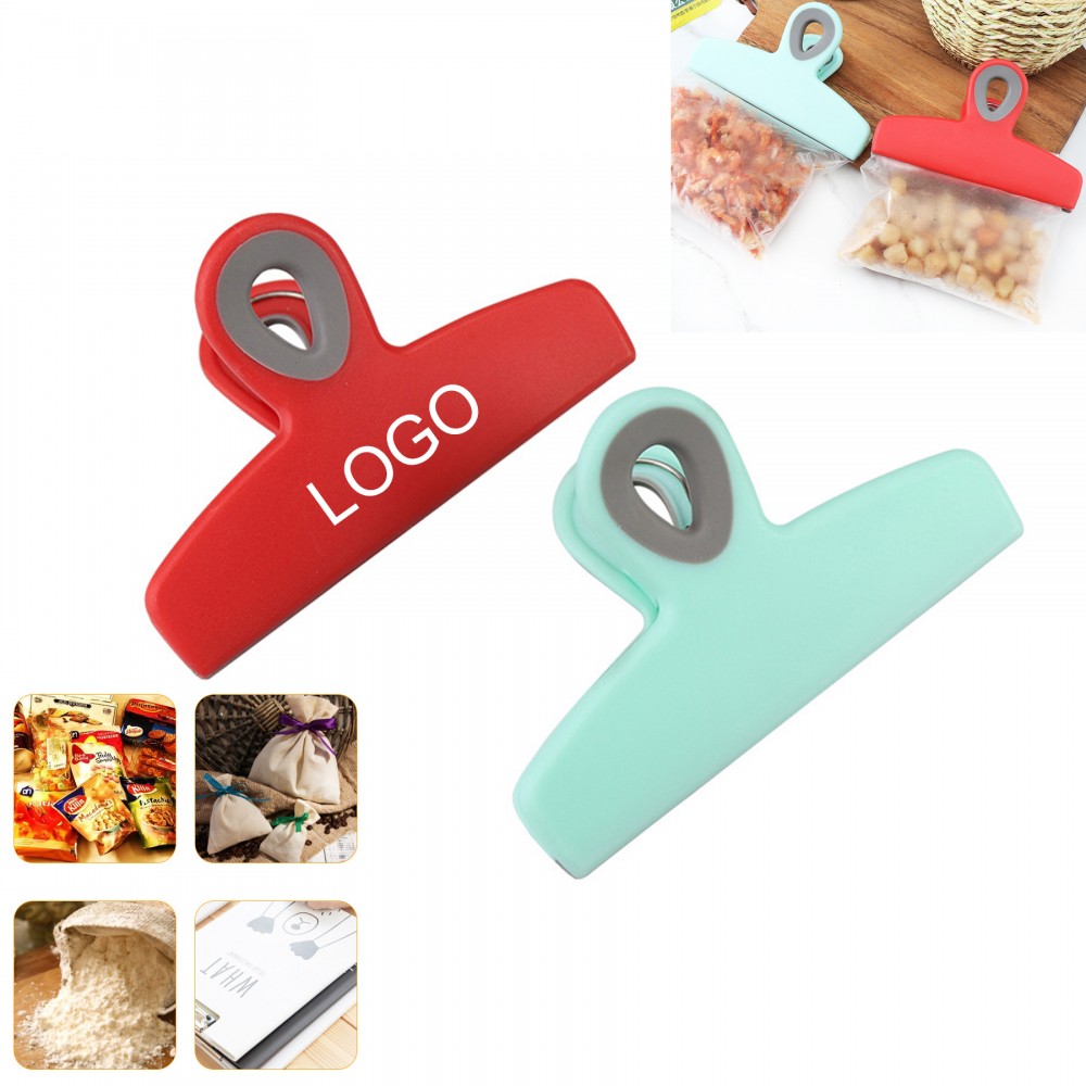 Food Clips for Food Storage with Air Tight Seal with Logo