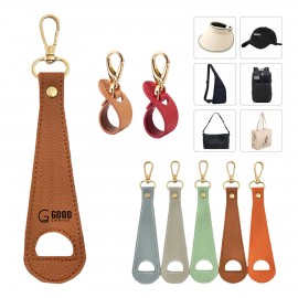 Custom Imprinted Leather Hat Clip