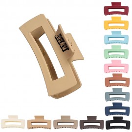 Matt Color Square Hair Claw Clips with Logo  Matt Color Square Hair Claw Clips with Logo
