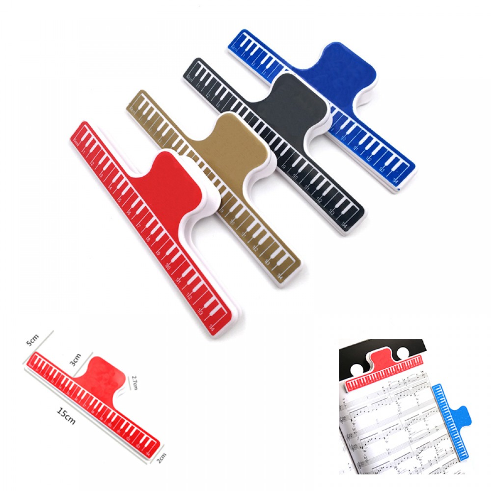 Logo Branded Plastic Music Score Fixed Clips Logo Branded Plastic Music Score Fixed Clips