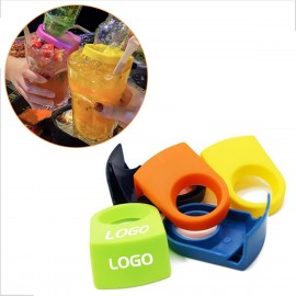 Plastic Cocktail Cup Clips with Logo  Plastic Cocktail Cup Clips with Logo