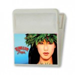 Medium Magnetic Clip w/3D Lenticular Image of Winking Girl (Custom) Logo Branded