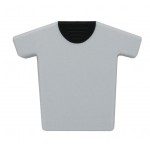 Customized Magnetic Shirt Memo Clip - White