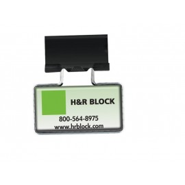 Logo Branded Binder Clip - Rectangle  Logo Branded Binder Clip - Rectangle