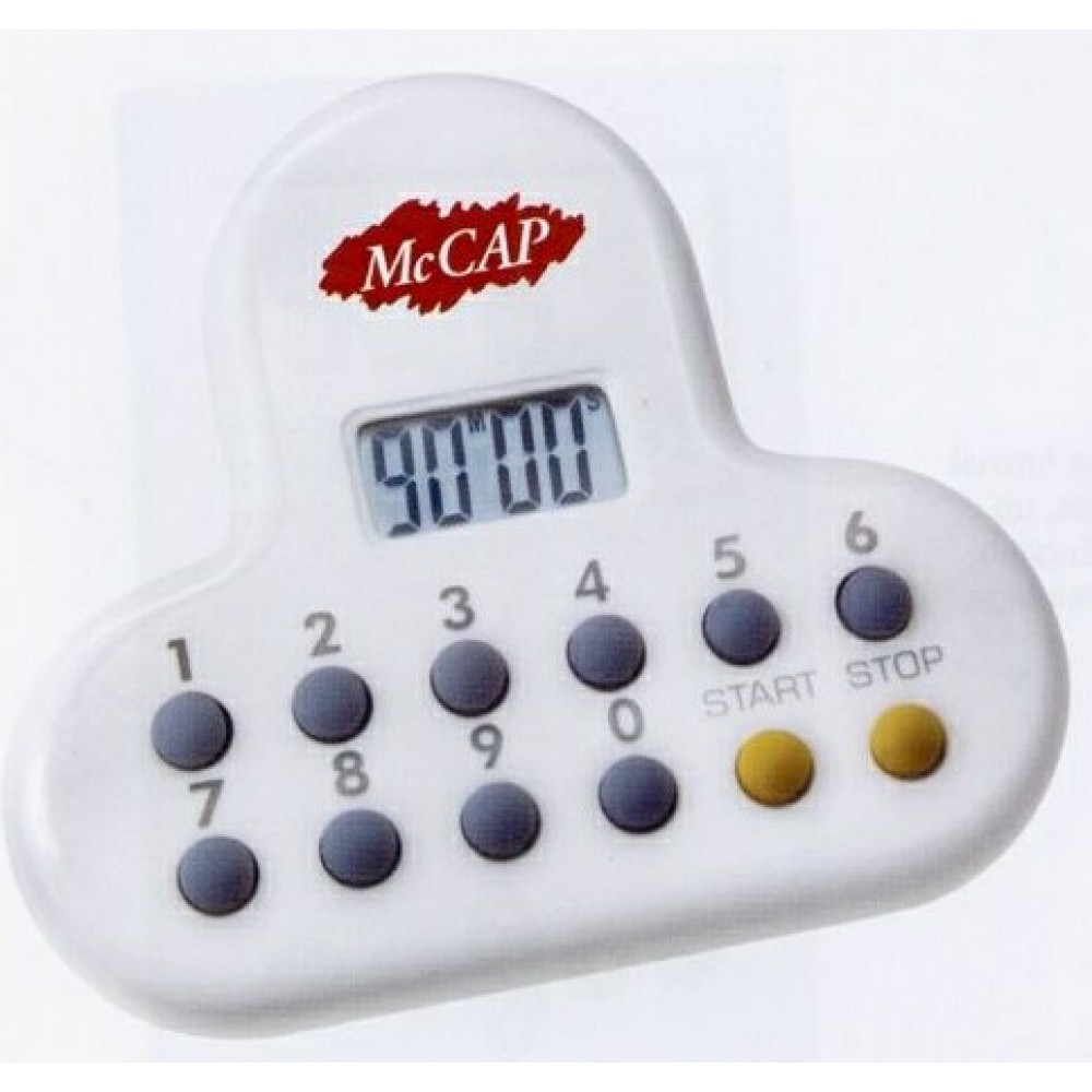Custom Imprinted Magnet Bag Clip w/ Digital Timer Custom Imprinted Magnet Bag Clip w/ Digital Timer
