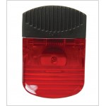 Magnetic Magna Memo Clip - Translucent Red with Logo