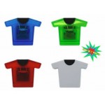 T-SHIRT Shaped Jumbo Magnetic Memo Clip Logo Branded