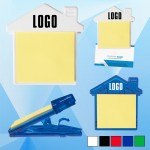 Promotional House Shaped Clip w/Sticky Notes