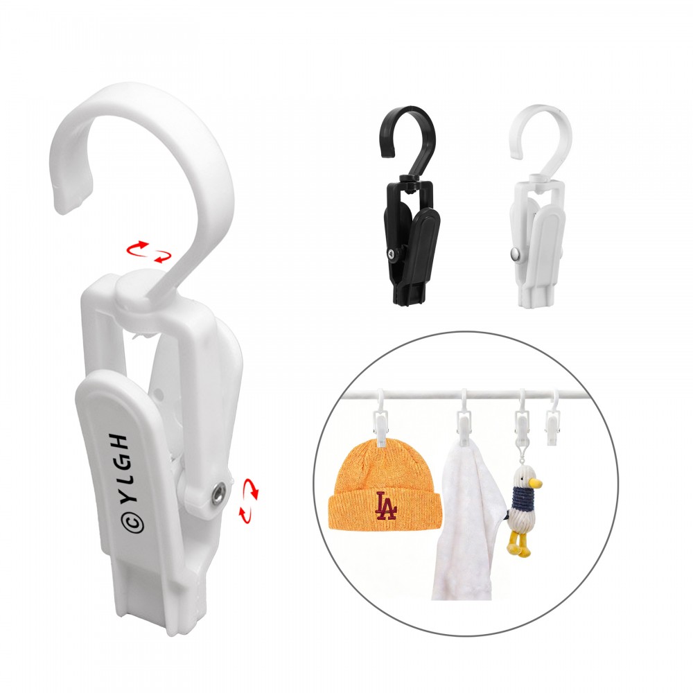 Custom Printed Swive Plastic Hook Clip